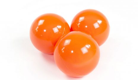 MeowBaby® Plastové Loptičky do suchého bazénu 7cm, oranžové - 50 ks