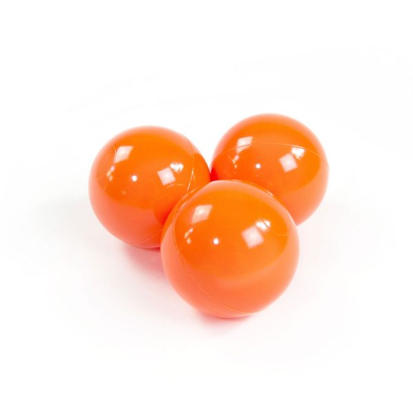 MeowBaby® Plastové Loptičky do suchého bazénu 7cm, oranžové - 50 ks
