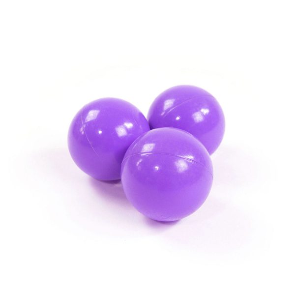 MeowBaby® Plastové Loptičky do suchého bazénu 7cm, fialové - 50 ks