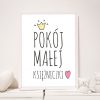 MeowBaby® Plagát do detskej izby s nápisom - Izba Malá princezná