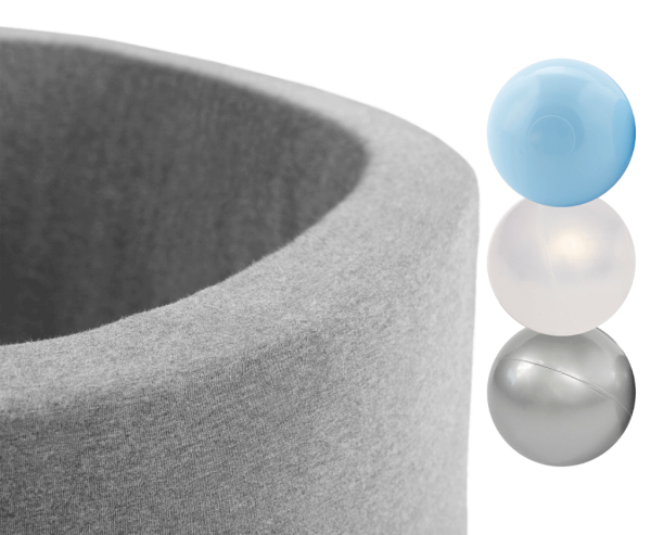 Bazén s guličkami set with 150 balls - Light Grey