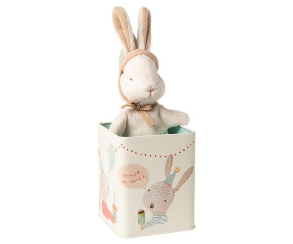 Zajačik v krabičke šťastný deň – malý